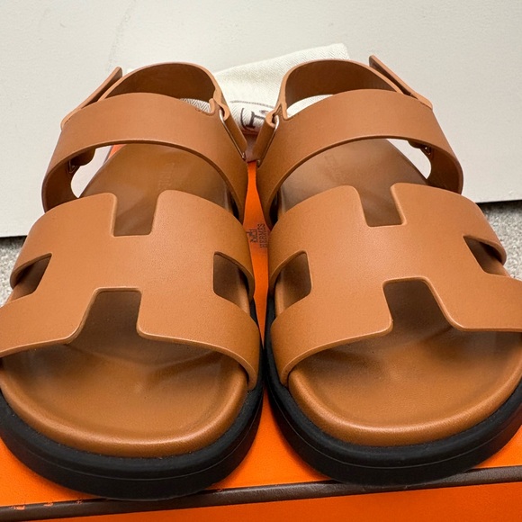 Authentic Hermes takara chypre gold Sandals 36 - Picture 4 of 13